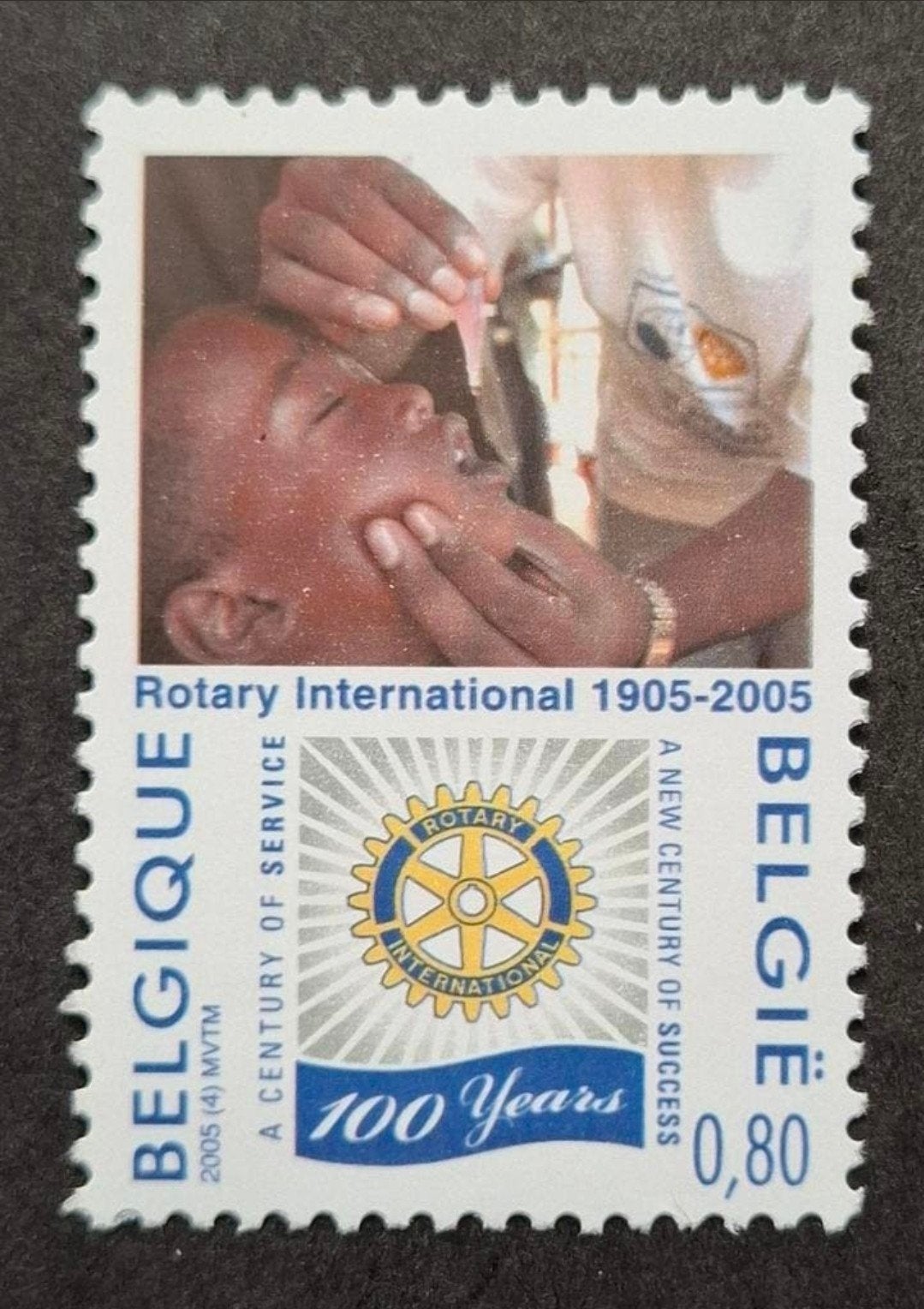 België: OBP 3352 ** 100 jaar Rotary 2005., Postzegels en Munten, Frankeerzegel, Ophalen of Verzenden, Zonder stempel, Postfris