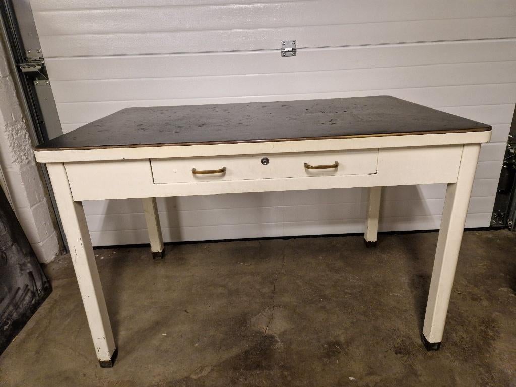 Bureau métallique, Maison & Meubles, 76 cm, Métal, Enlèvement, Utilisé