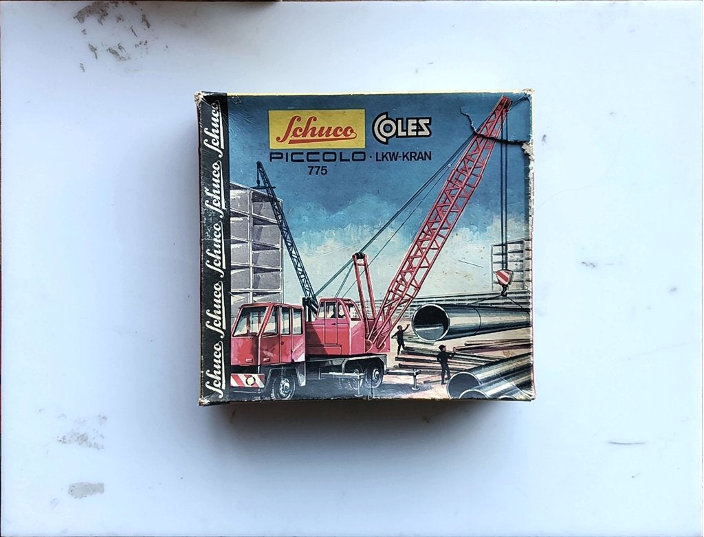 Schuco Piccolo 775 - LKW-Kran INCL DOOS, Antiek en Kunst