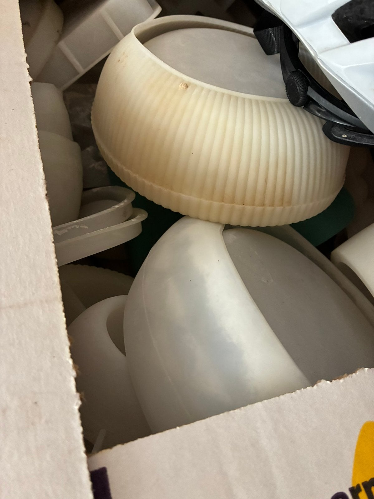 Moules en silicone, Enlèvement, Utilisé