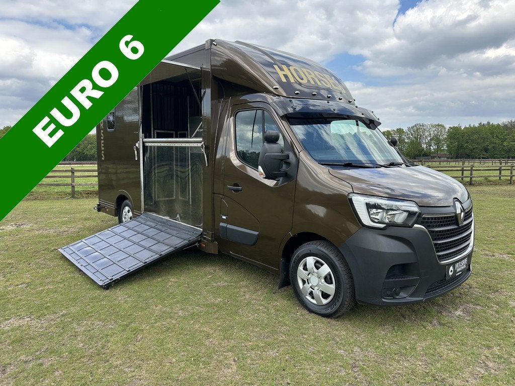 Renault Master 2-paards paardenvrachtwagen Automaat B-Rijbew, Dieren en Toebehoren, Gebruikt, Info@hulshof-trading.nl, Overige typen
