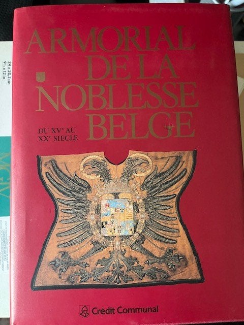 Armorial de la noblesse belge - 4 volumes, Collections, Envoi, Neuf, Magazine ou livre