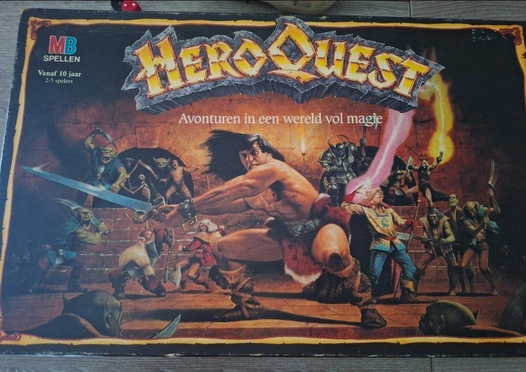 Heroquest bordspel 1989 compleet, Ophalen of Verzenden