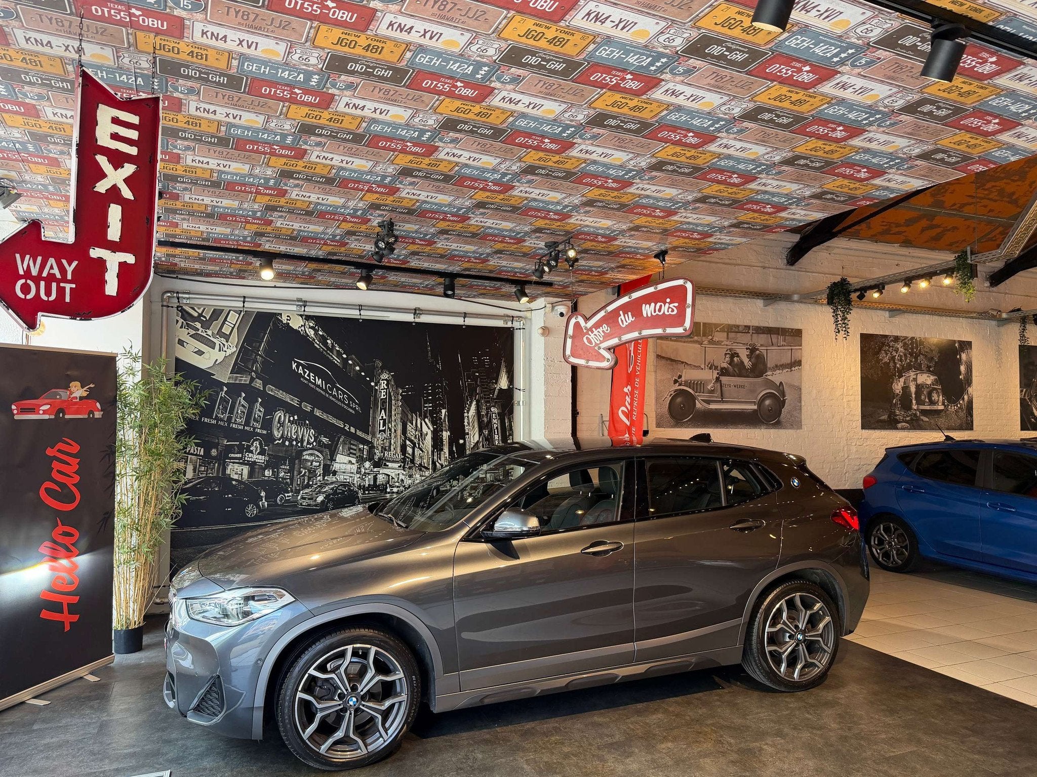 BMW X2 2.0 dA sDrive18 * PACK M * CUIRS * LEDS * CAMERA * CA, Cuir, Entreprise, Noir, 5 portes