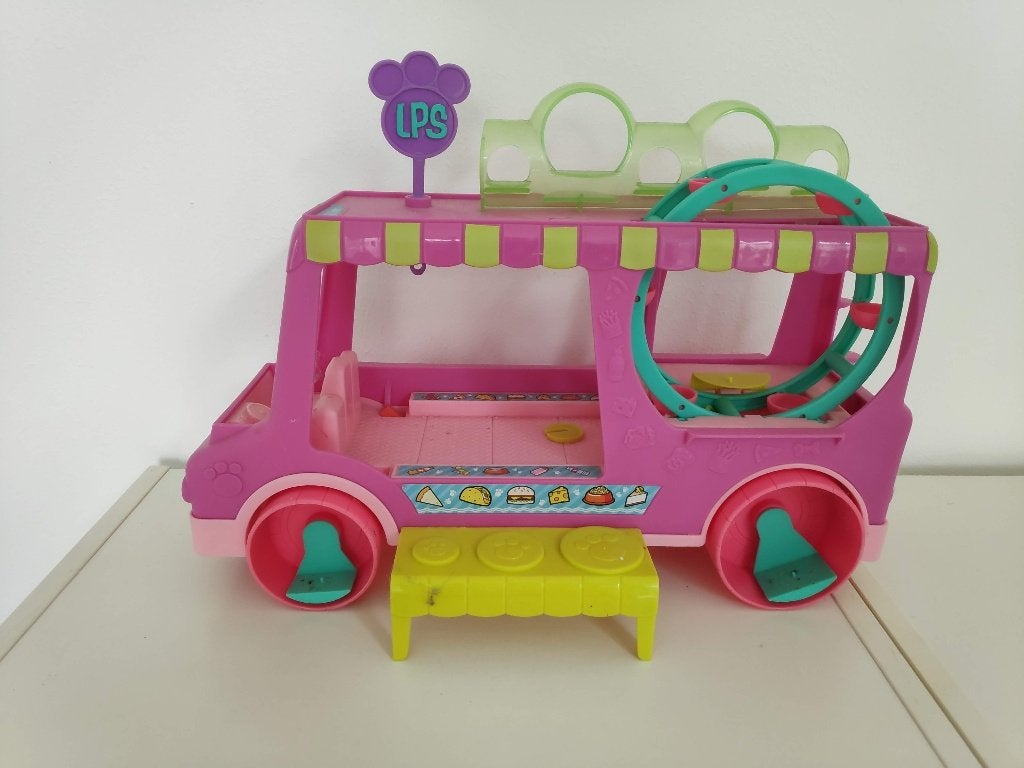 Littlest Pet Shop Food Truck speelset van Hasbro., Ophalen, Gebruikt