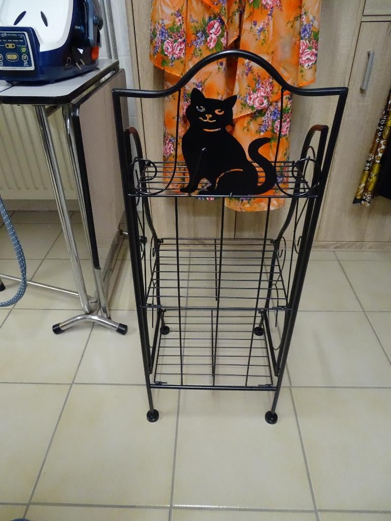 petite étagère noire, Maison & Meubles, Enlèvement, Neuf
