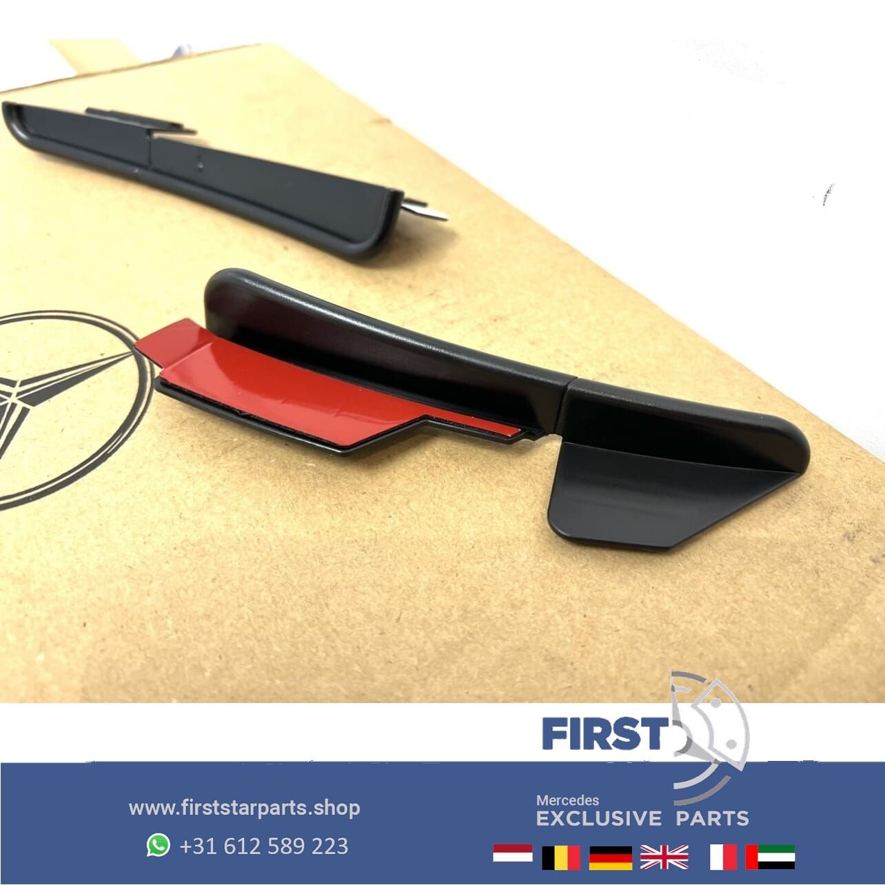 AMG WIELKAST AERO SPLITTER SET ACHTERSCHERM SPOILER L/R Merc, Gebruikt, Ophalen of Verzenden, Achter, -