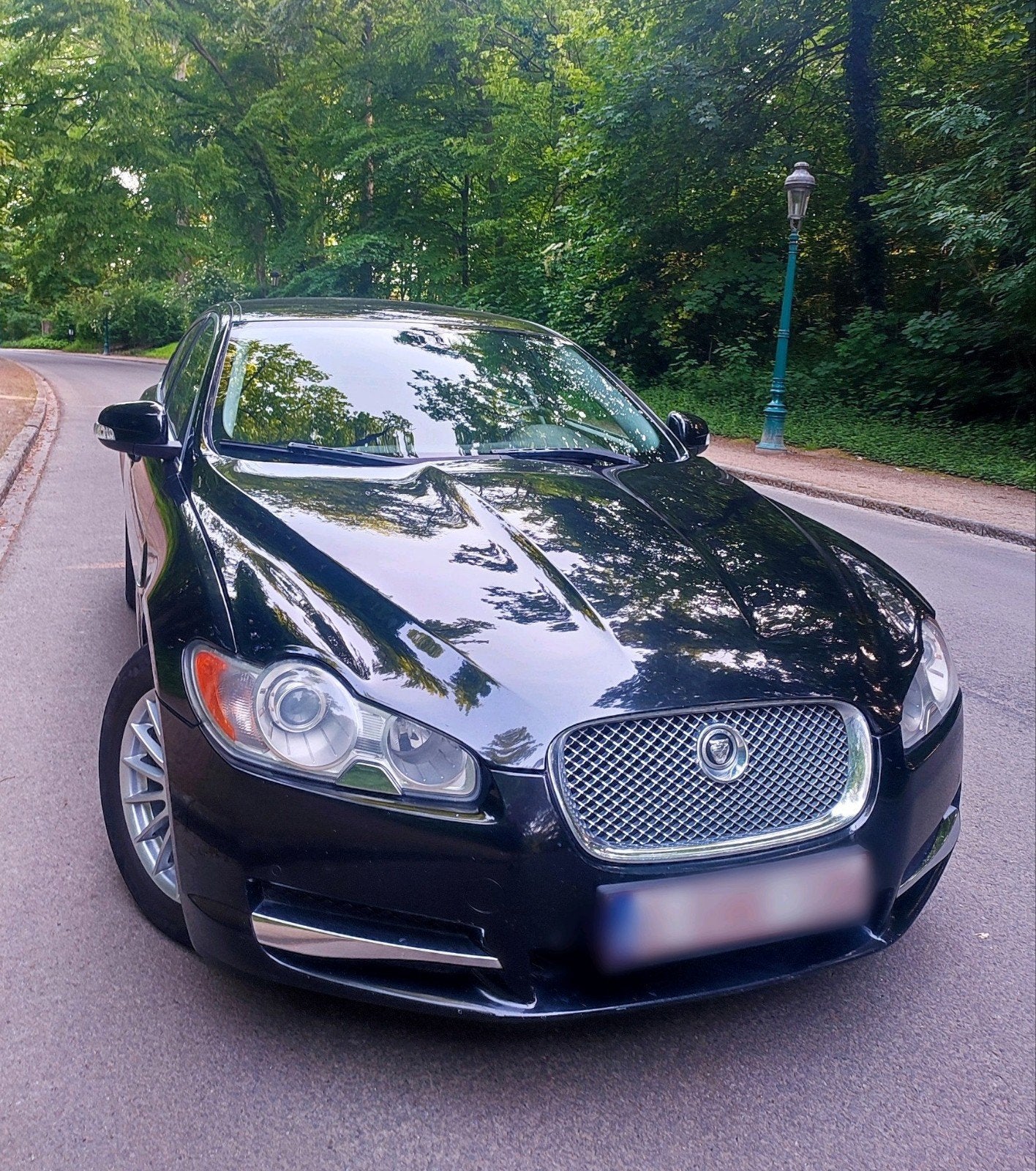 Jaguar XF 2.7 V6 Diesel, avec ou sans CT, mécanique ok, Autos, Cuir, Achat, Entretenue par le concessionnaire, Noir