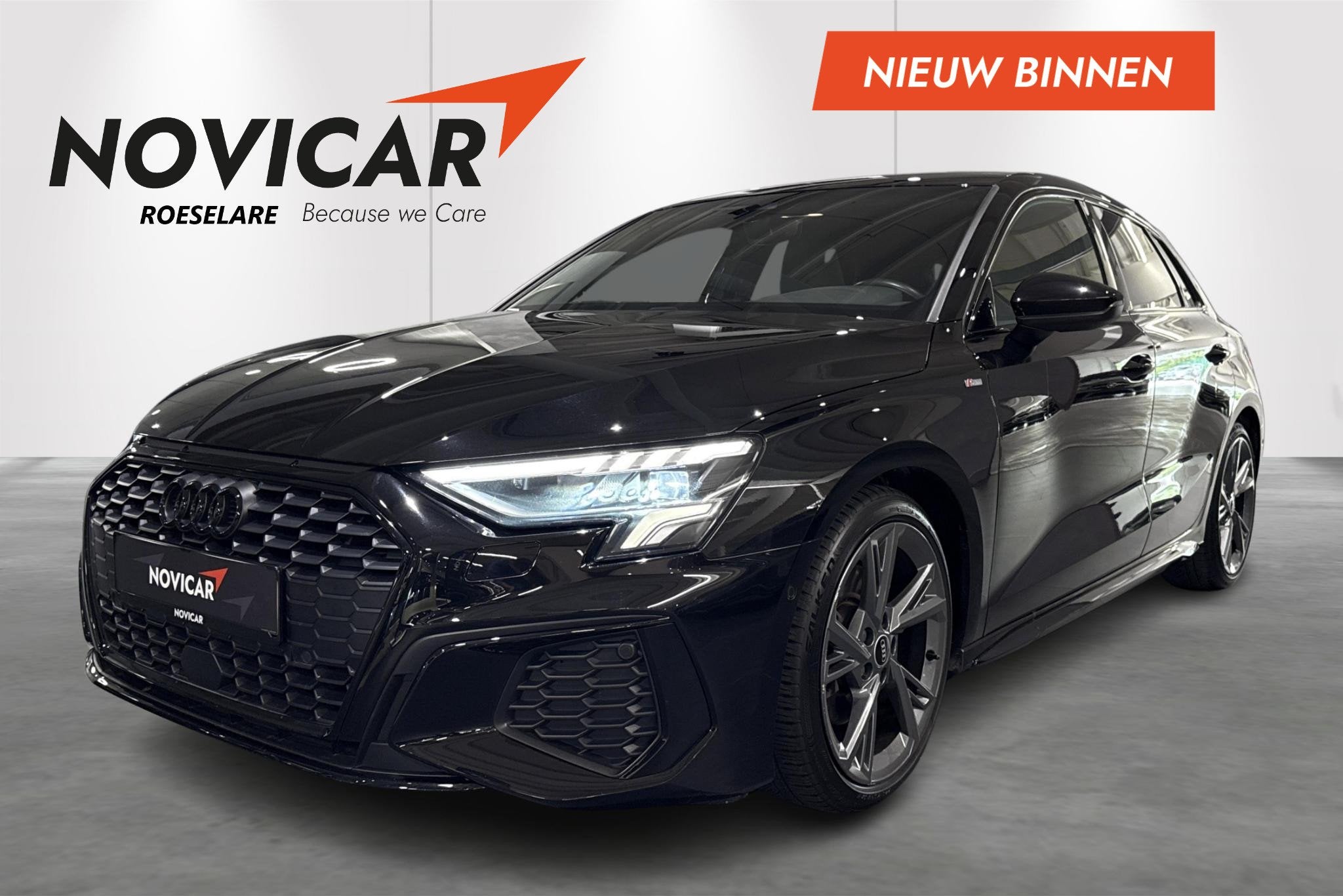Audi A3 Sportback 1.5 35 TFSi 110kW S tronic S line, Stof, Gebruikt, 4 cilinders, Zwart