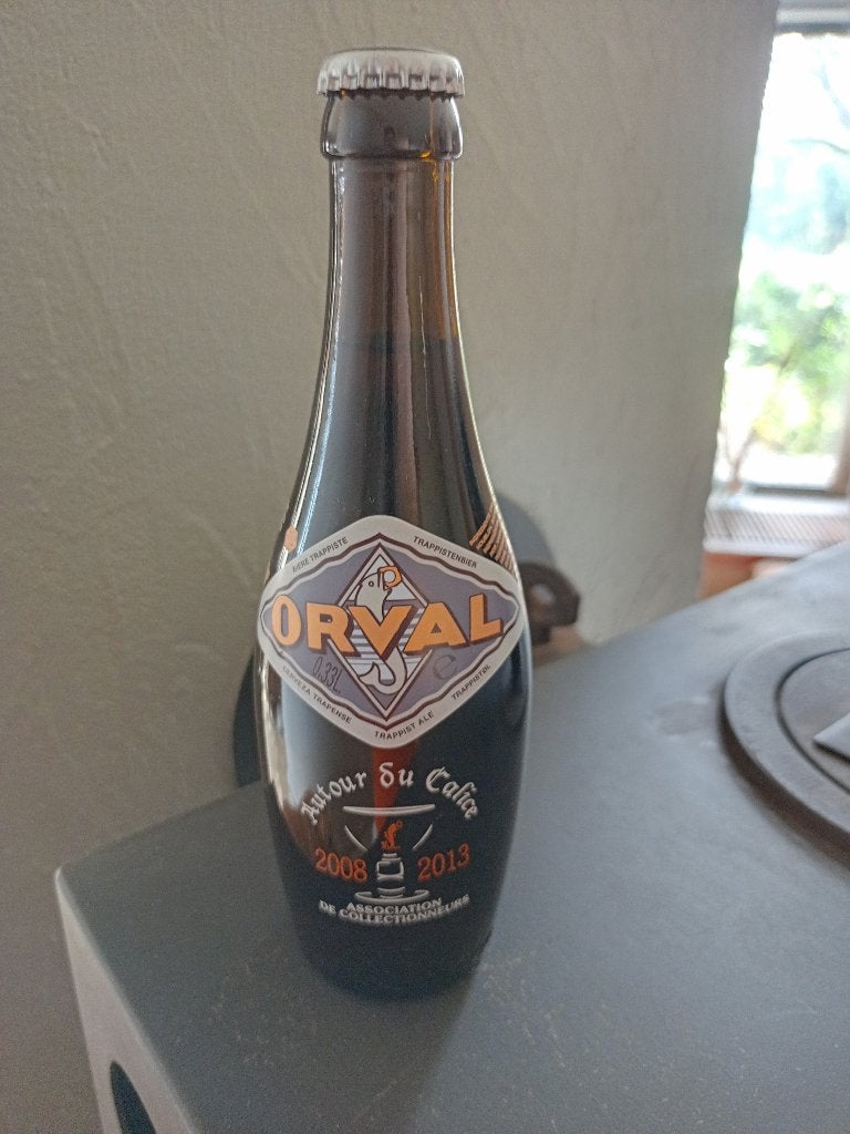 Bouteille sérigraphiée Orval, Enlèvement ou Envoi, Comme neuf, Bouteille(s), Autres marques