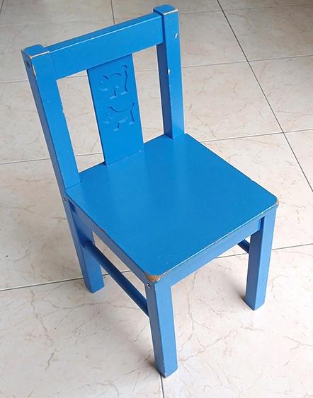 houten kinderstoeltje, Kinderen en Baby's, Kinderkamer | Tafels en Stoelen, Ophalen, Gebruikt, Stoel(en)