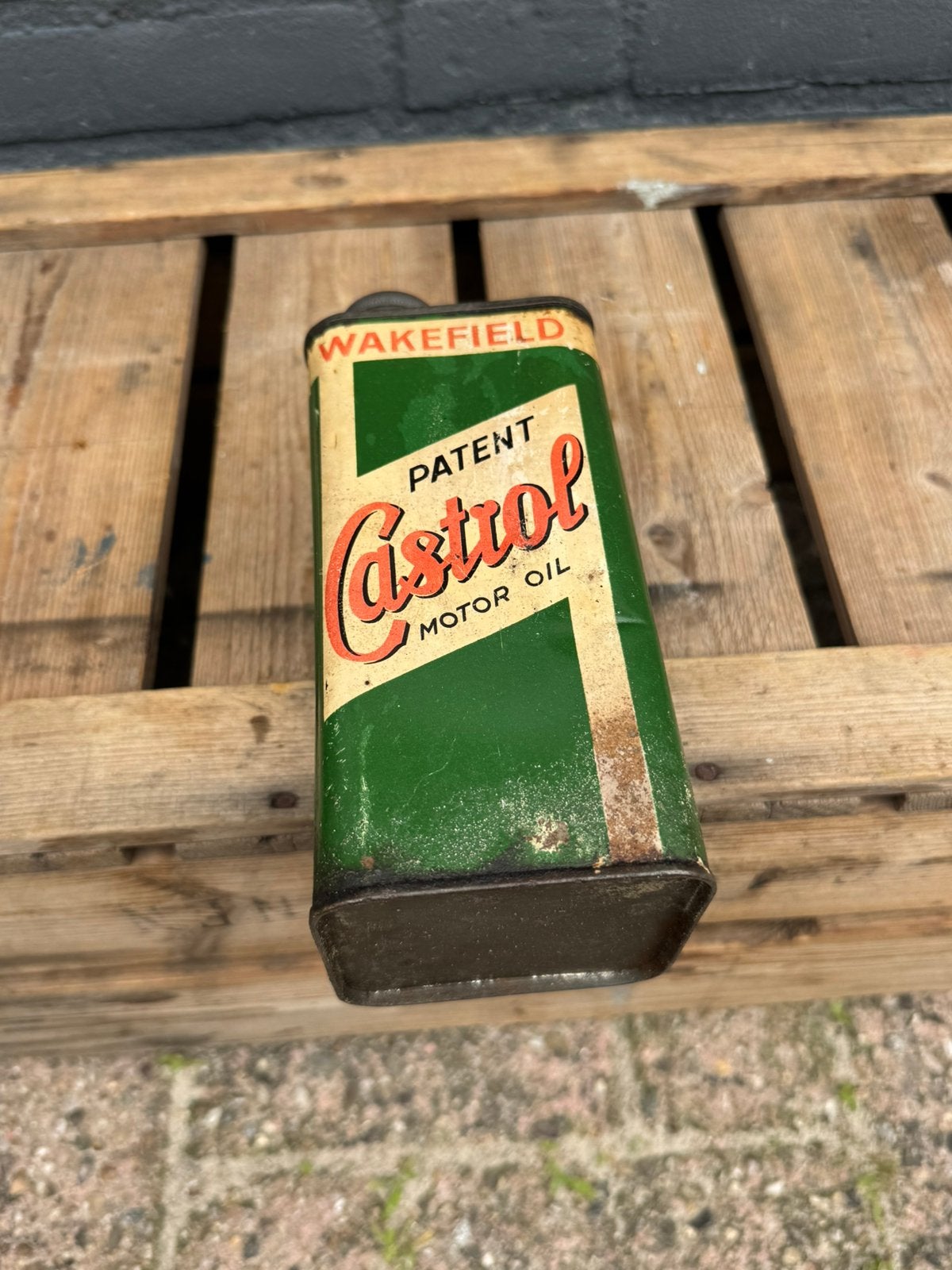 Castrol Wakefield olie blik, Ophalen of Verzenden, Gebruikt, Verpakking