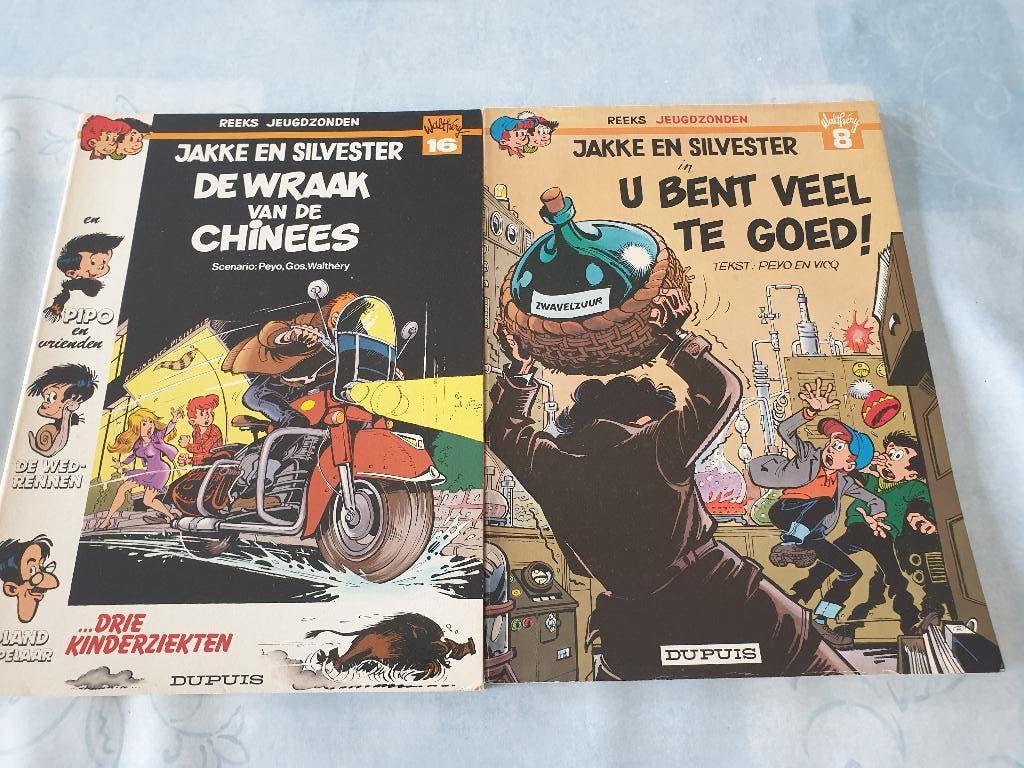 Jakke en Sylvester (Walthery), Boeken, Stripverhalen, Meerdere stripboeken, Ophalen of Verzenden, Gelezen