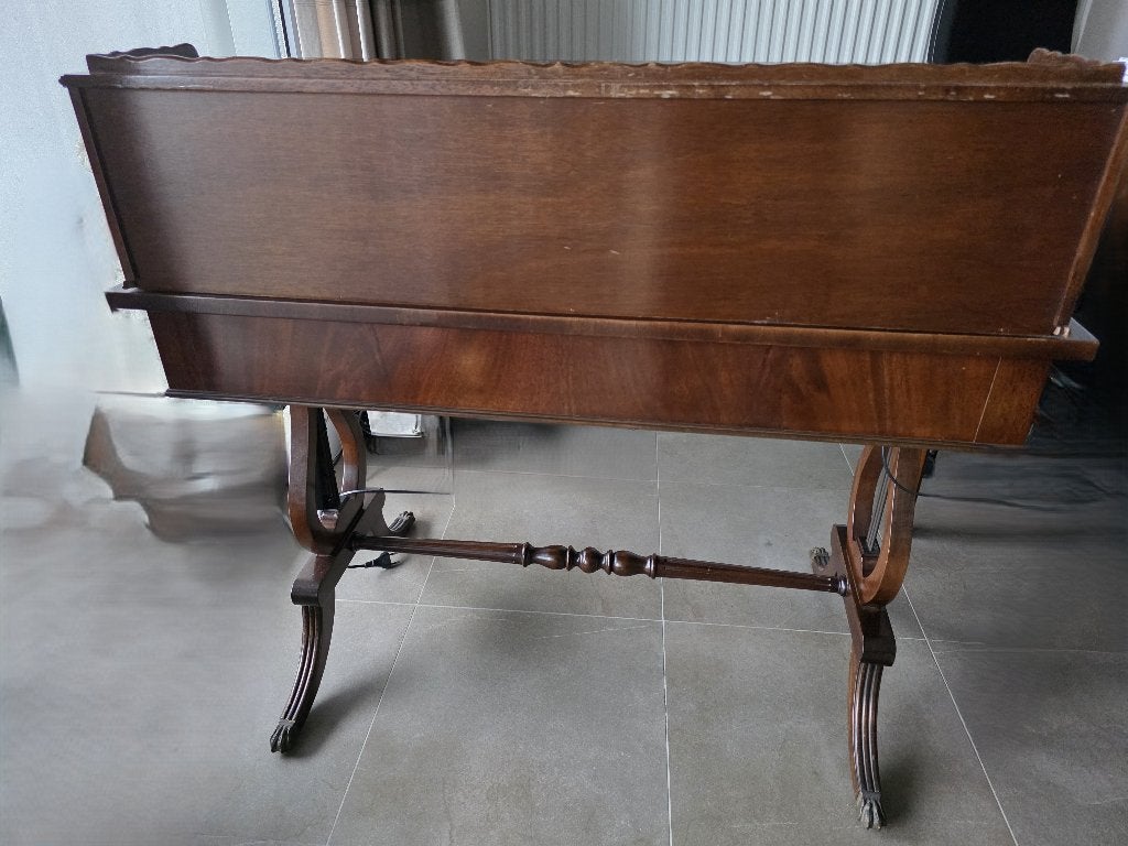 Klassiek Engels bureau met schuiven en kastjes, Huis en Inrichting, Klassiek, Ophalen, Met lades