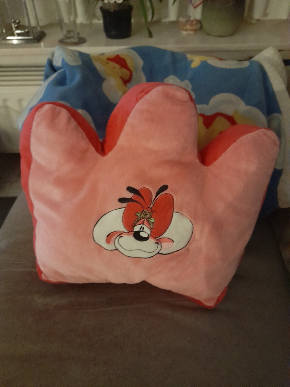 een kussen van Diddl van een collega van mijn werk, Verzamelen, Diddl, Ophalen of Verzenden, Diddl, Gebruikt, Knuffel