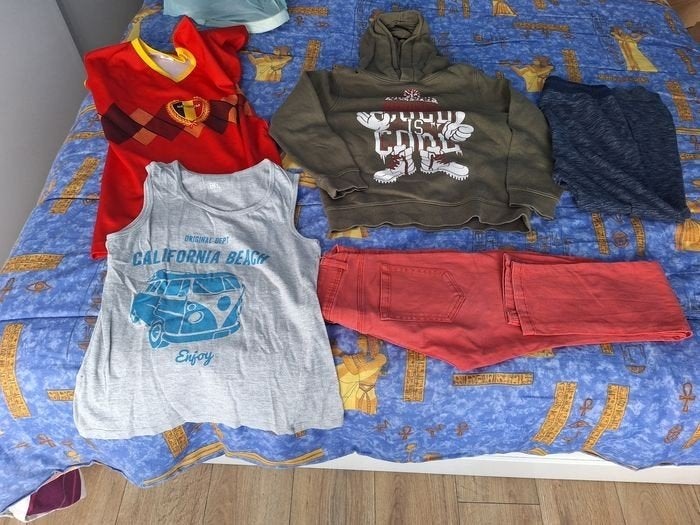 lot vêtements garçon 10 ans, Enlèvement, Utilisé, Garçon, Pantalon