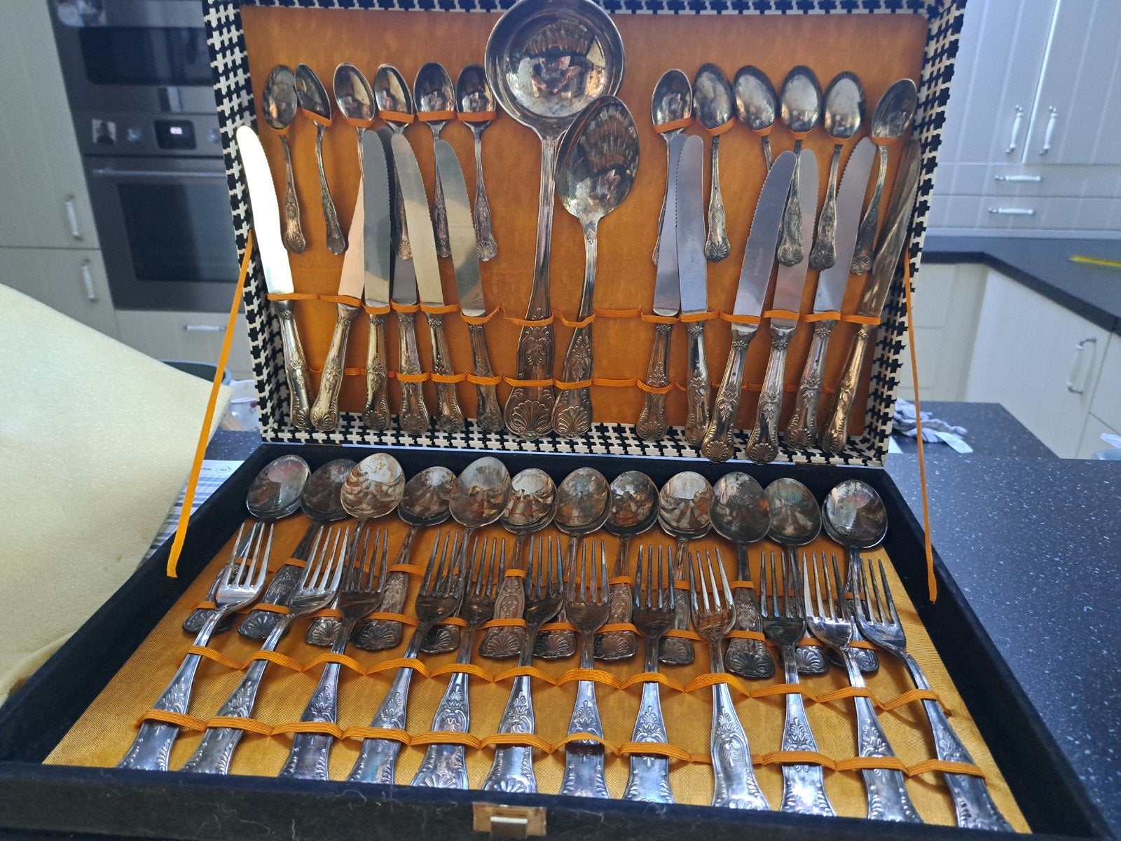 bestek koffer, Antiek en Kunst, Ophalen