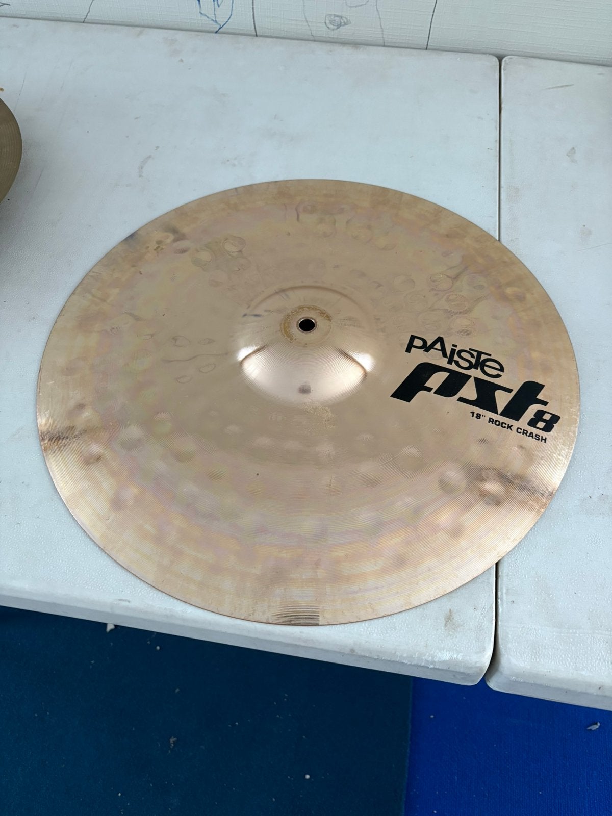 Paiste PST8 Rock Crash 18”, Muziek en Instrumenten, Ophalen of Verzenden, Zo goed als nieuw