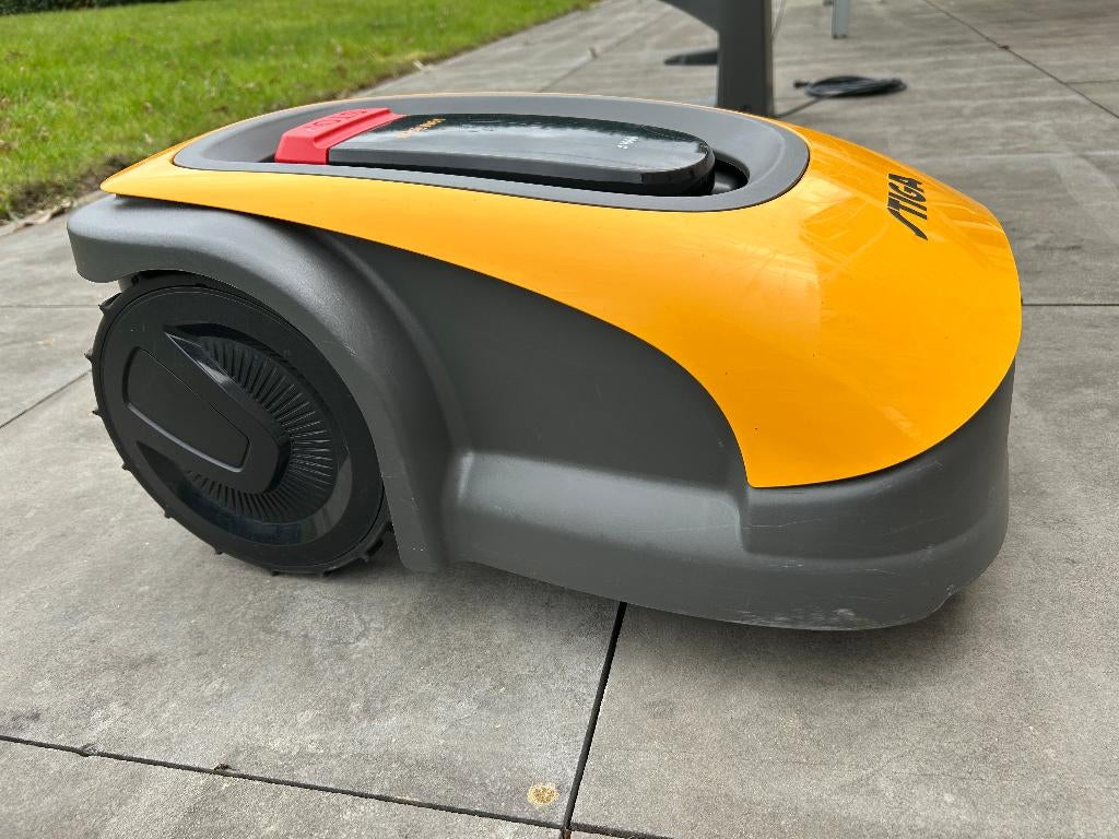 Robot tondeuse Stiga A1000 avec RTK et sans fil périphérique, Enlèvement ou Envoi, STIGA, Contrôlable via l'application, Moins de 20 cm
