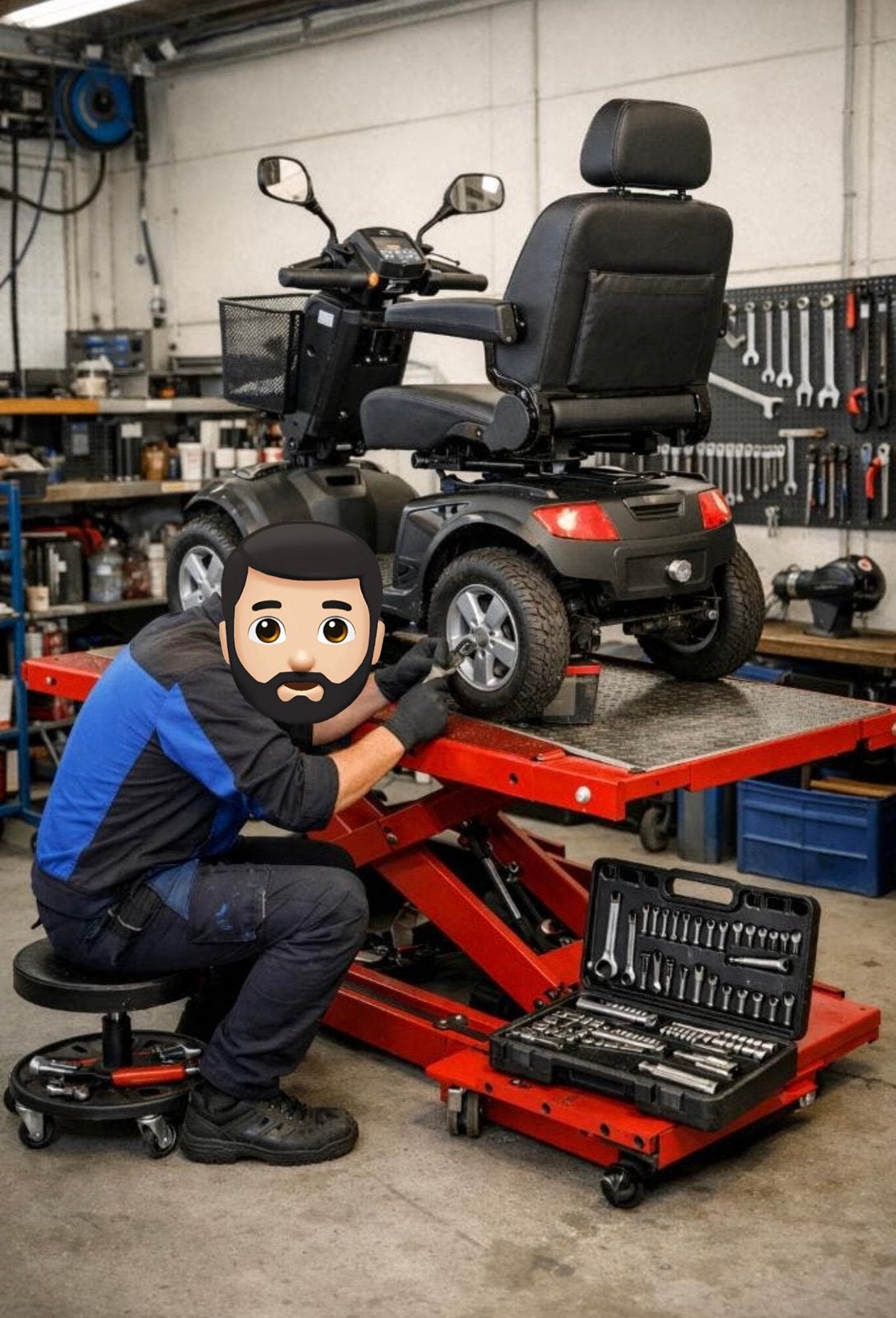 Scootmobiel reparatie herstelling onderhoud invalide scooter, Diversen, Brommobielen en Scootmobielen, Ophalen of Verzenden