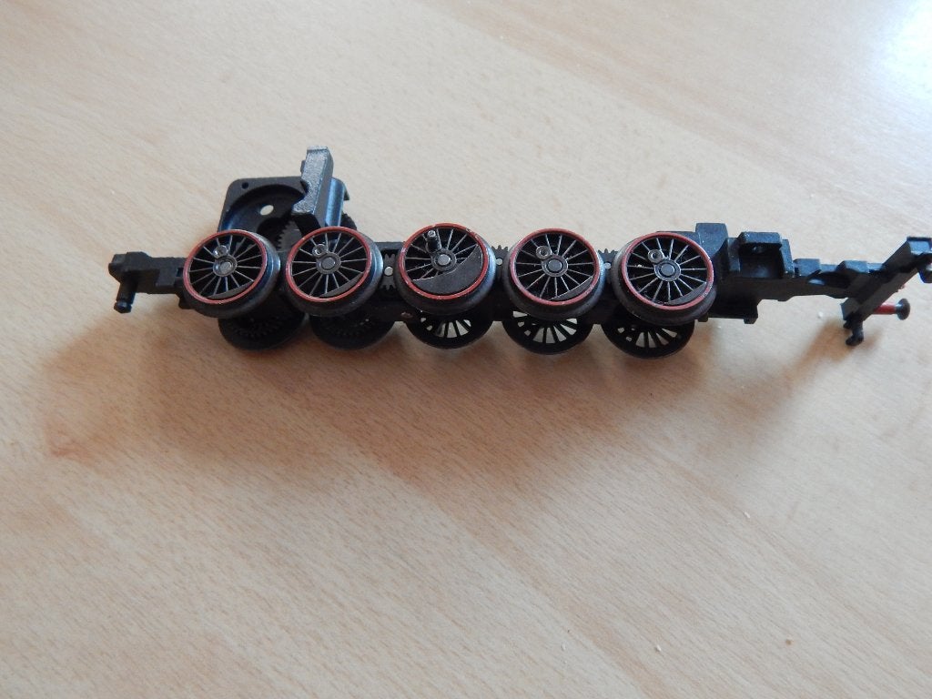 Märklin chassis BR50-52 met gebruinde wielen, Wisselstroom, Locomotief, Ophalen of Verzenden, Zo goed als nieuw