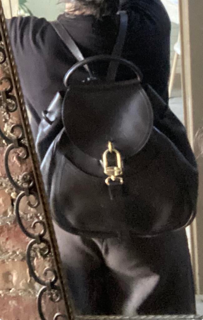 Delvaux lucifer rugzak, Handtassen en Accessoires, Ophalen, Gebruikt, Bruin, Overige typen