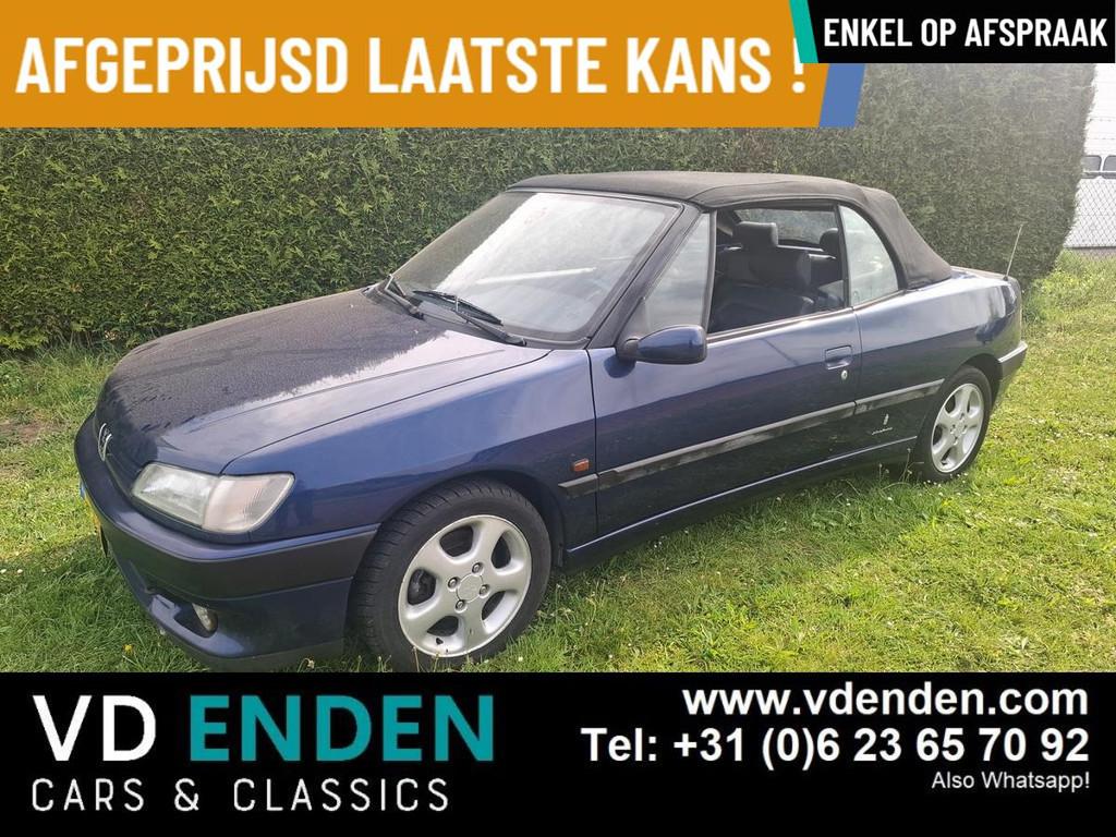 Peugeot 306 Cabriolet 2.0, Voorwielaandrijving, Blauw, Bedrijf, Handgeschakeld