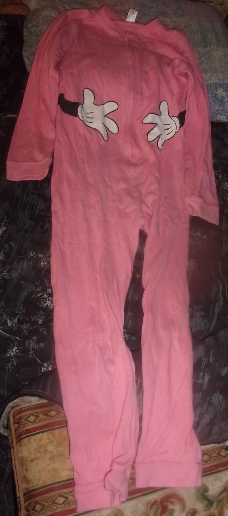 Disney Minnie 134 1-delige pyjama voor meisjes, Disney, Nacht- of Onderkleding, Meisje, Ophalen of Verzenden