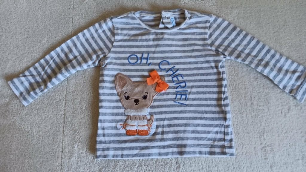 Longsleeve meisje maat 80 Mayoral, Kinderen en Baby's, Babykleding | Maat 80, Ophalen, Gebruikt, MAYORAL, Truitje of Vestje