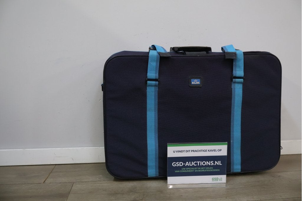 Blauwe KLM reistas, Motos, Accessoires | Valises & Sacs, Niet ingevuld, Niet ingevuld, Niet ingevuld
