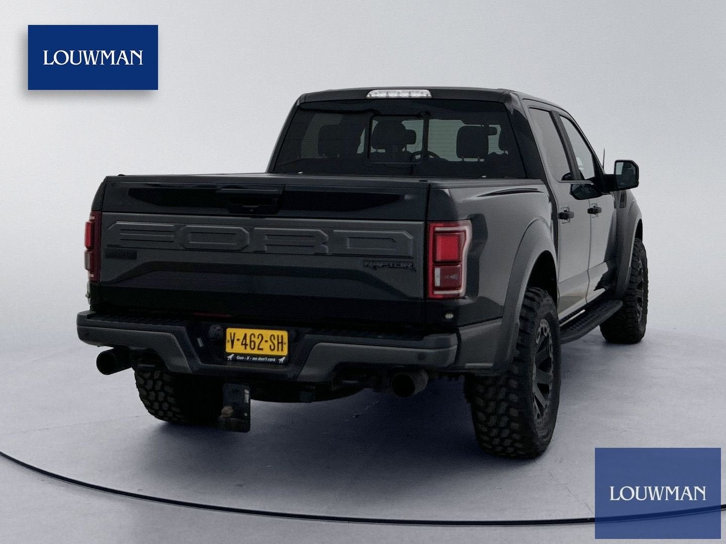 Ford USA F150 3.5 V6 Ecoboost SuperCrew Raptor Black Rhino w, Auto's, Automaat, 305 g/km, Zwart, Bedrijf