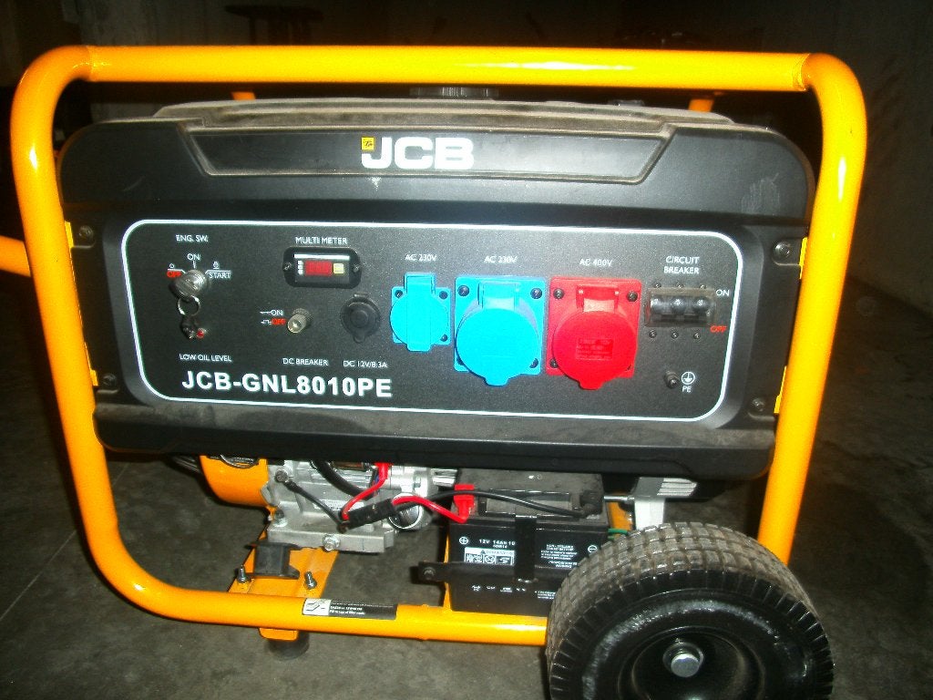 tout nouveau générateur d'essence JCB | JCB-GNL8010PE, Enlèvement, Neuf, Essence