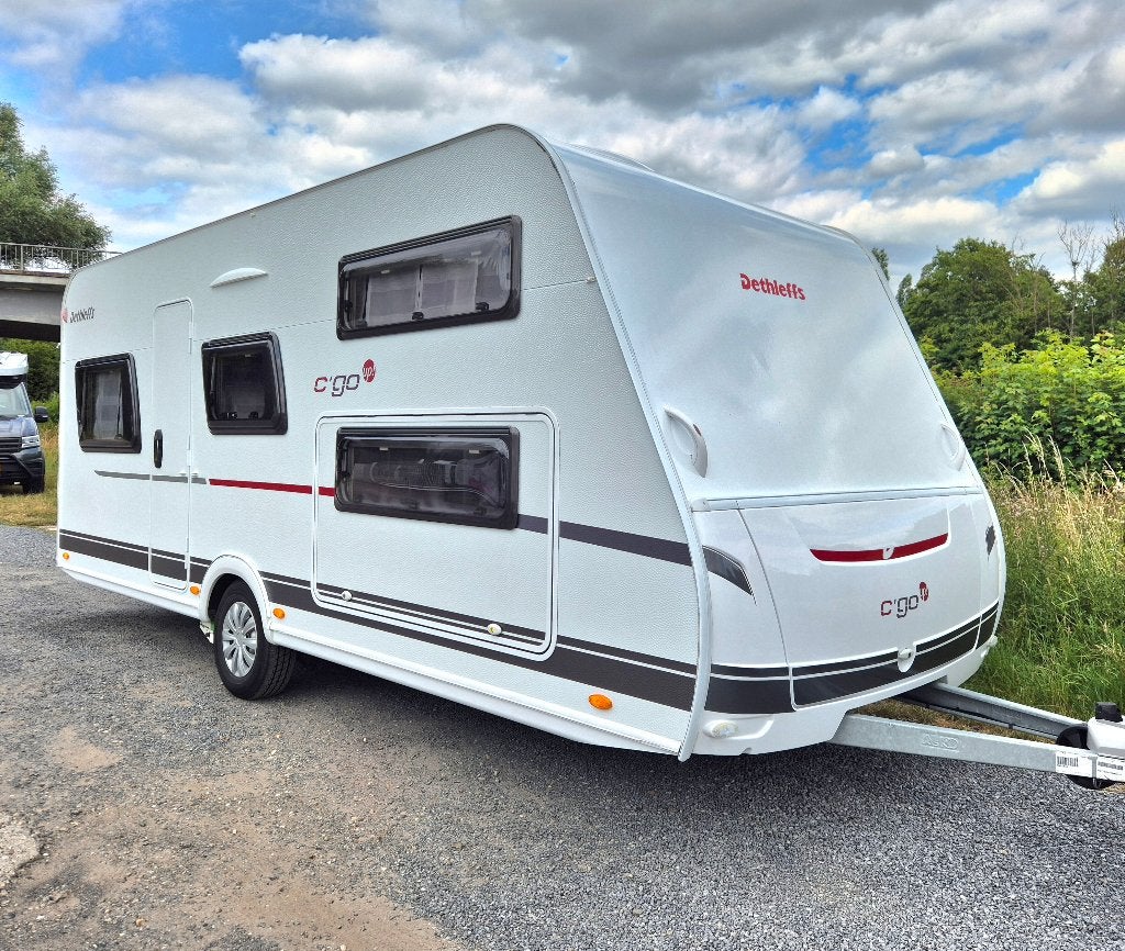 Dethleffs C'go 525 up !, Caravanes & Camping, Caravanes, Entreprise, jusqu'à 6, 1250 - 1500 kg, Banquette en rond, Dethleffs, Lit transversal
