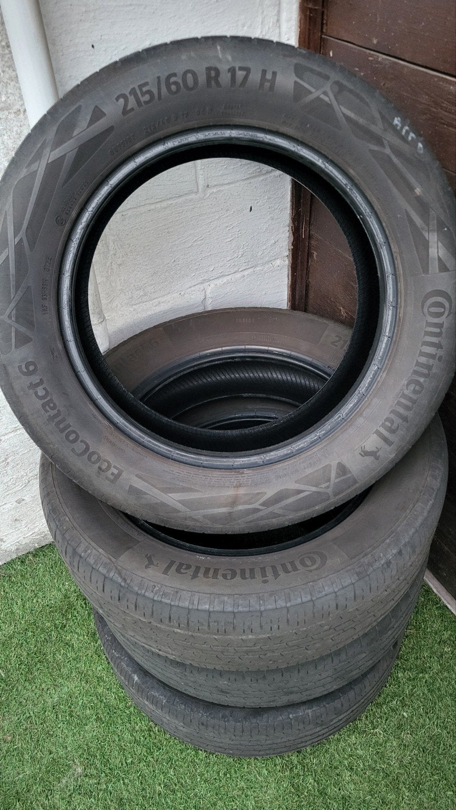 Pneus Continental 215 60 17 usée 3mm+-, Enlèvement, Pneus été, Pneu(s)