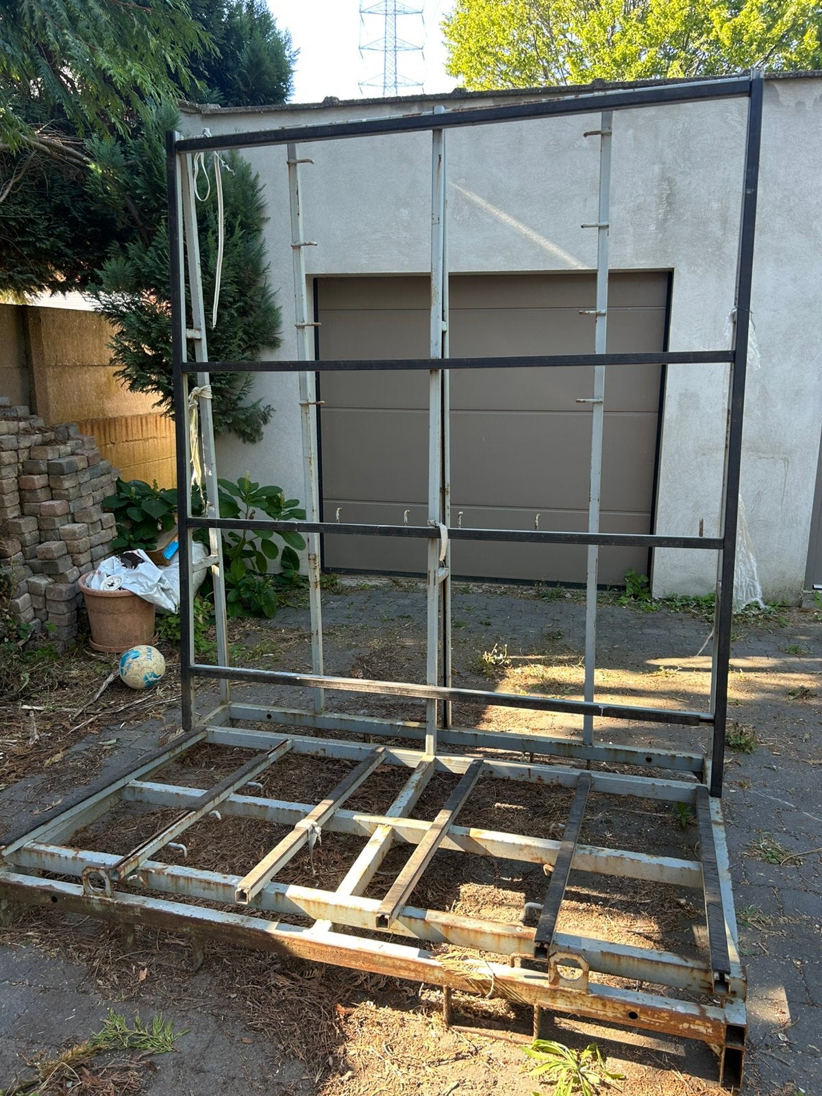 Ramen bok, Doe-het-zelf en Bouw, Glas en Ramen, Ophalen, 160 cm of meer, Zo goed als nieuw, Glasplaat
