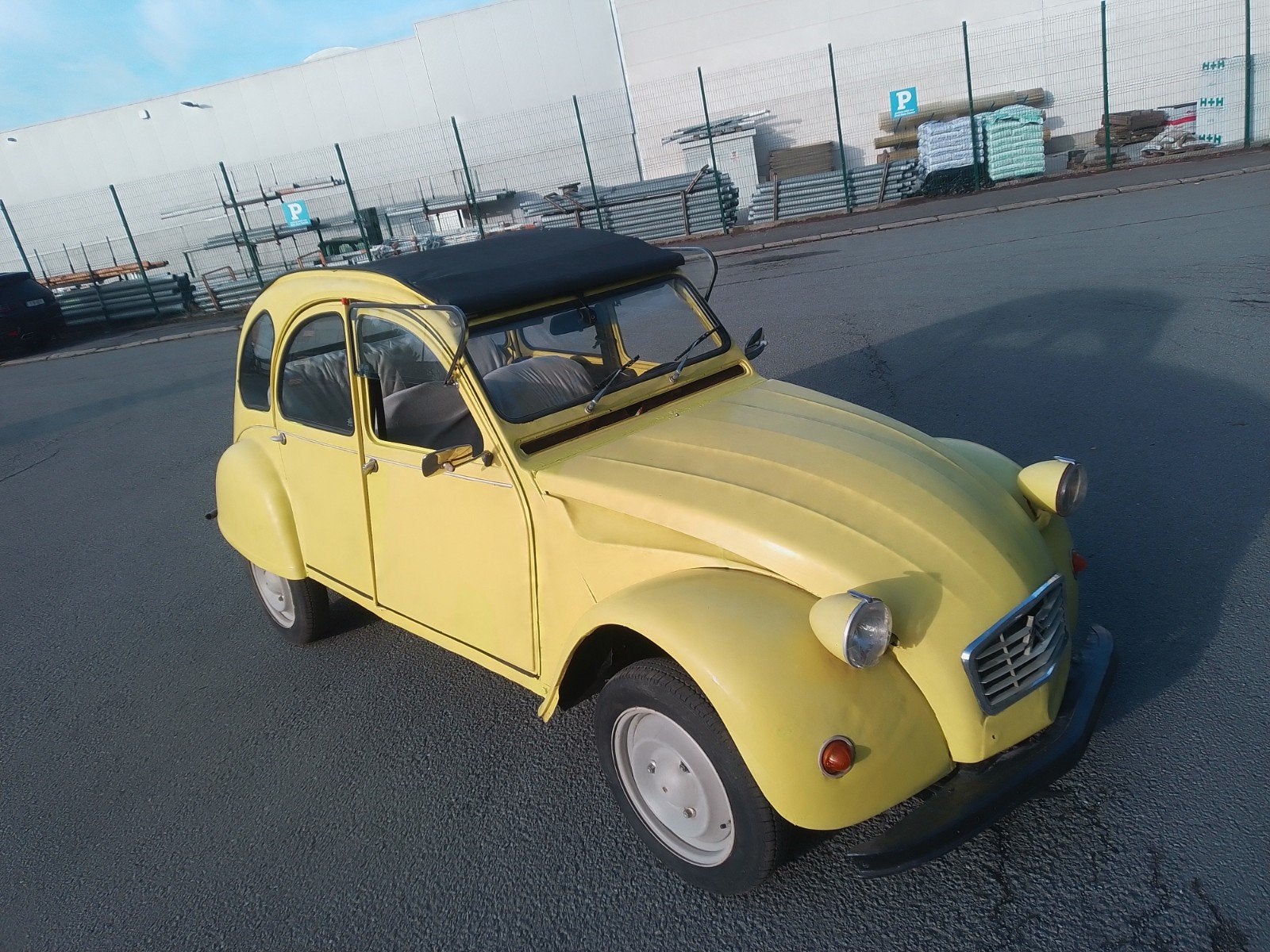 citroen 2cv 2pk geit, Ophalen