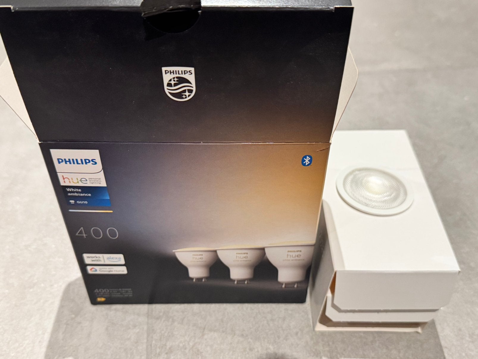 Philips Hue White Ambiance GU10 – 3 slimme spots – NIEUW, GU10, Nieuw, Ophalen of Verzenden, Smart lamp