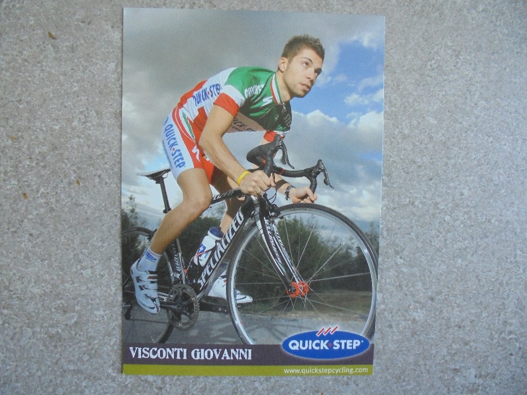 Wielerfoto Visconti Giovanni, Envoi