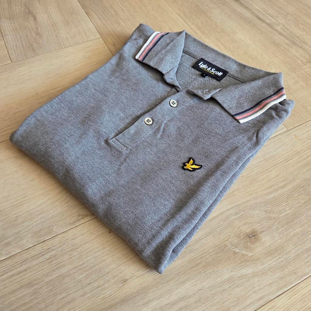 Stijlvolle grijze Polo Lyle en Scott maat S., Kleding | Heren, Verzenden, Zo goed als nieuw, Lyle & Scott, Grijs