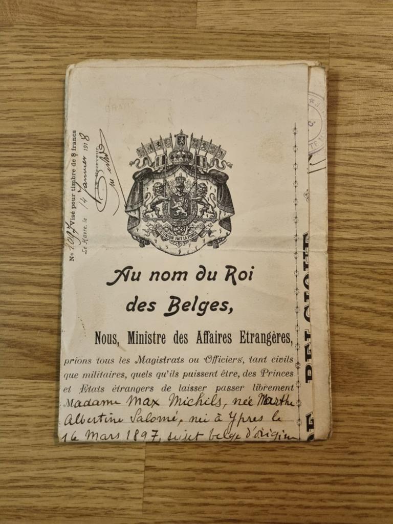ABBL WOI Visum Ieper, Verzamelen, Militaria | Algemeen, Landmacht, Boek of Tijdschrift, Ophalen of Verzenden