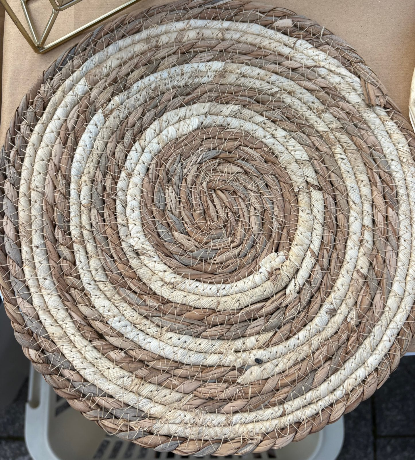 Onderlegger, Set de table, Comme neuf, Enlèvement, Beige
