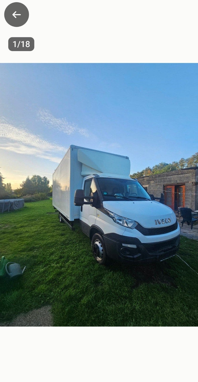 IVECO DAILY 72C17 3.0 DIESEL 170 CV – CAISSE + HAYON – SANS, Enlèvement ou Envoi