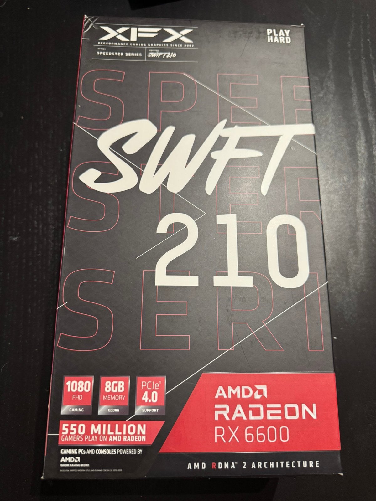 Amd rx 6600 neuve, Computers en Software, Videokaarten, Ophalen of Verzenden, Zo goed als nieuw, AMD