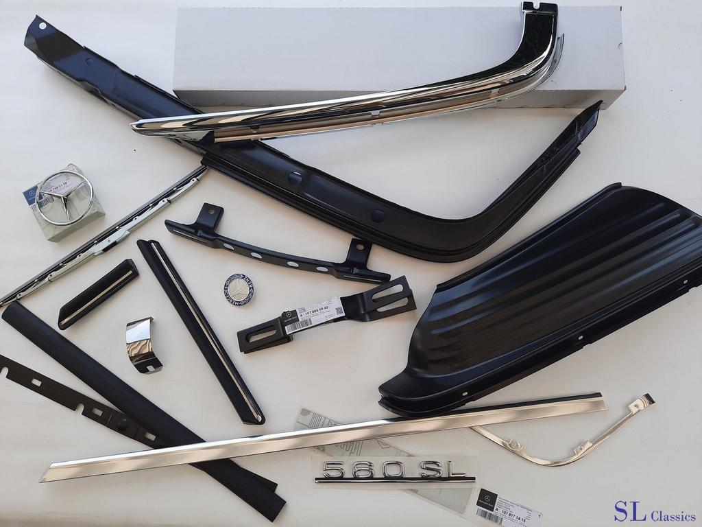 -SL Classics- Mercedes SL SLC W107 R107 C107 BUMPERS, -, Nieuw, Ophalen of Verzenden, Bumper