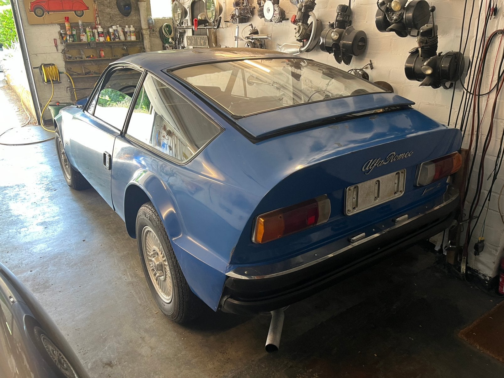 Alfa Romeo junior Zagato 1300, Auto's, Achterwielaandrijving, Zwart, Blauw, Handgeschakeld