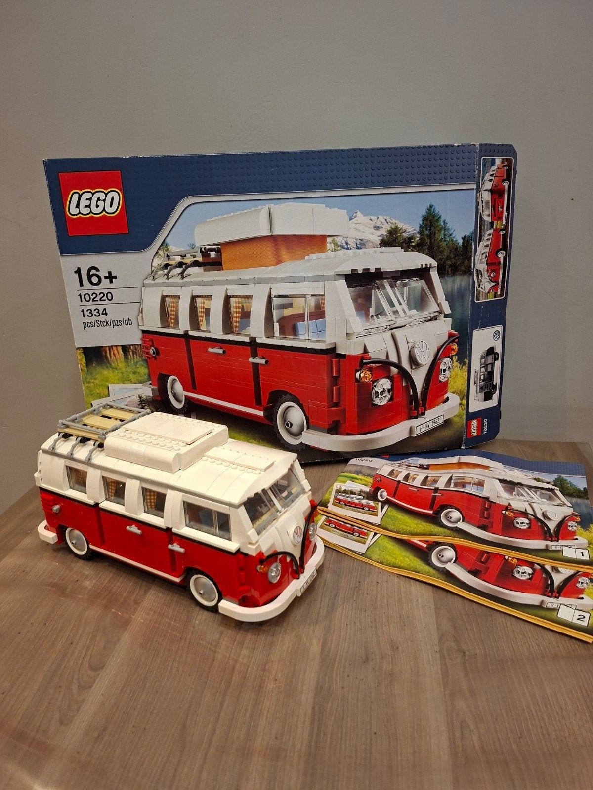 Lego Creator 10220 : Le camping car VW T1, Kinderen en Baby's, Lego, Ophalen of Verzenden, Zo goed als nieuw, Compleet