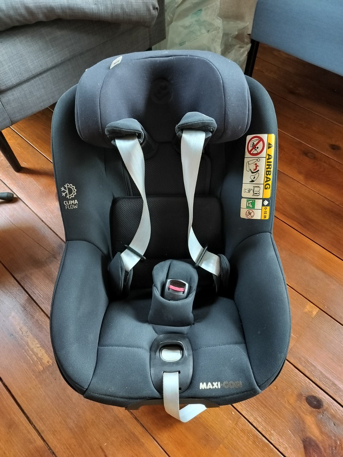 Maxi-cosi pearl autostoel, Ophalen