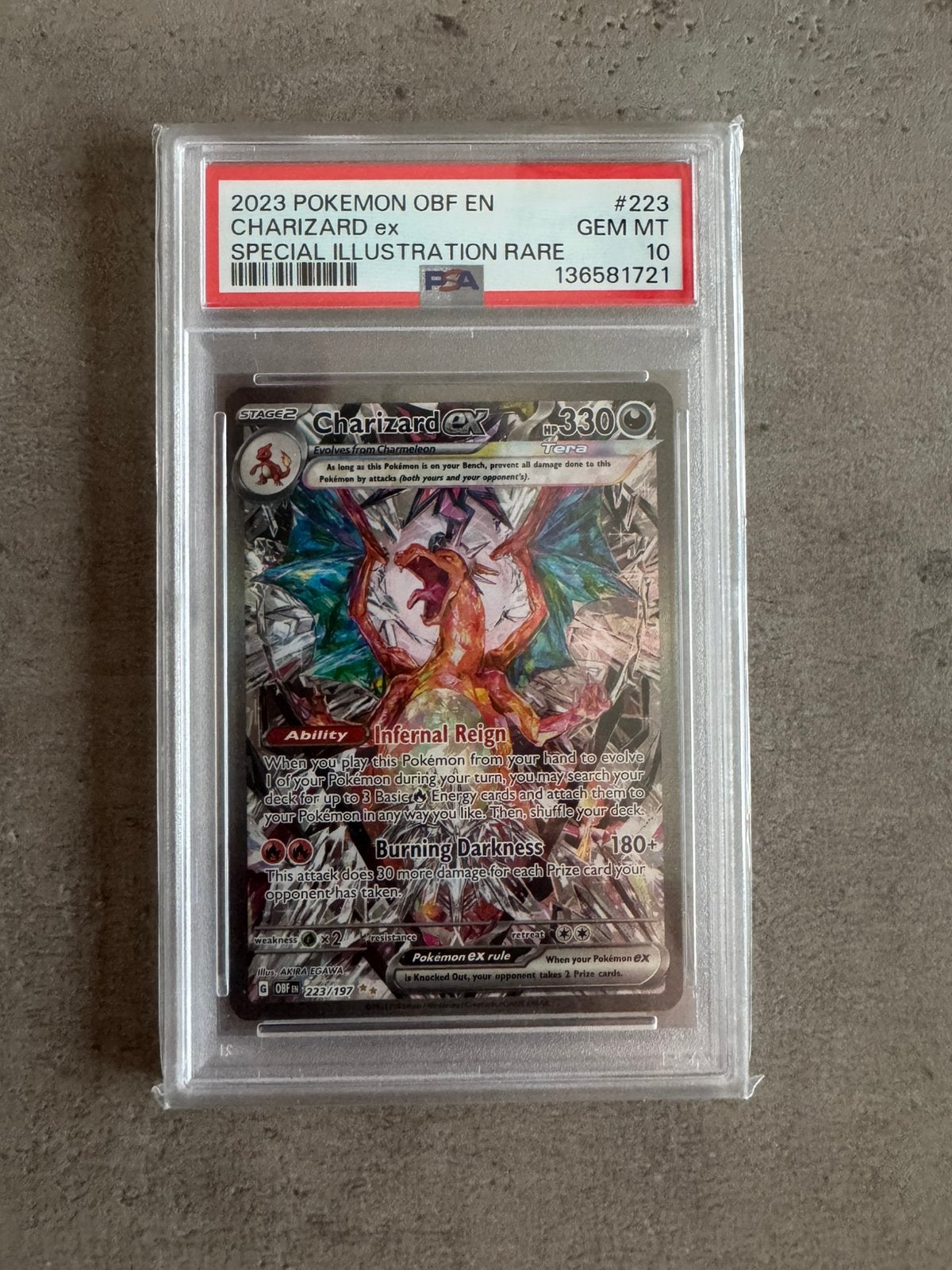 Charizard ex PSA10 en pikachu Neo Genesis 1st edition PSA10, Enlèvement, Neuf