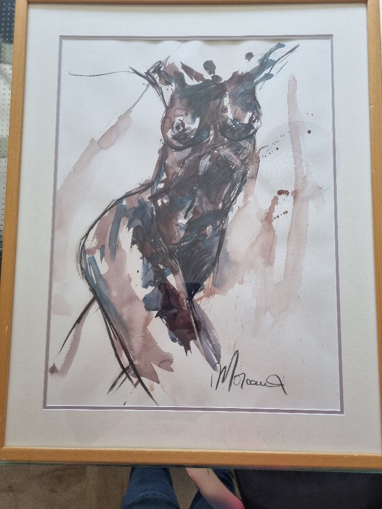 Aquarel, Antiek en Kunst, Kunst | Schilderijen | Modern, Ophalen
