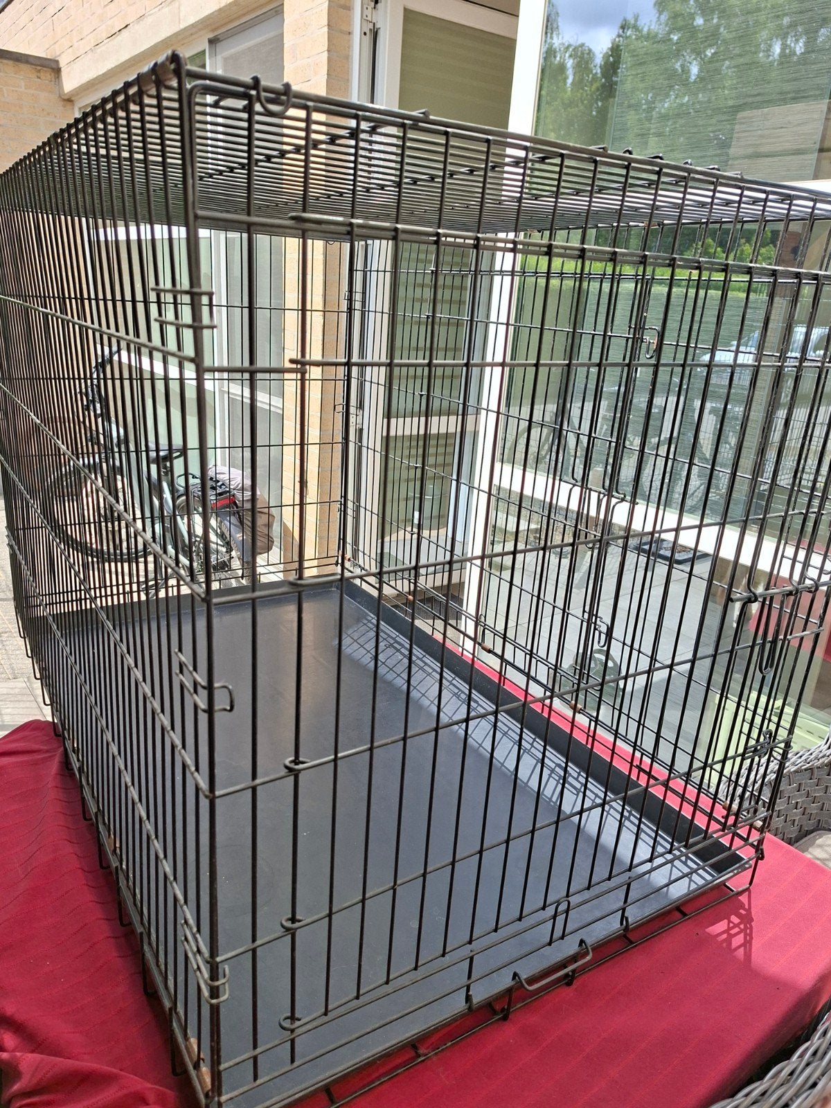 Bench, Dieren en Toebehoren, Hondenhokken, Ophalen, 110 cm of meer, Hondenhok, 65 tot 100 cm